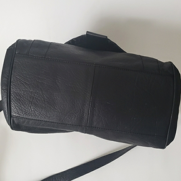 Zara | Leather Handbag with Shoulder Strap - Picture 9 of 15